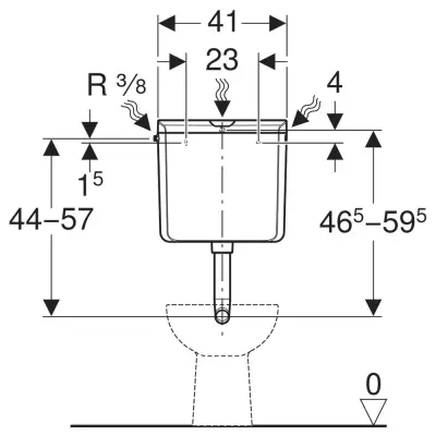 VODOKOTLIĆ GEBERIT AP110 NM