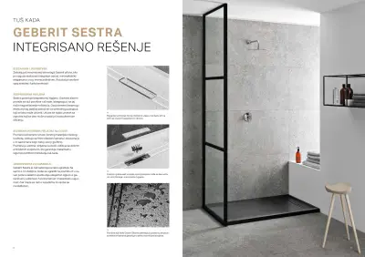 TUŠ KADA SESTRA 120X80 BELA