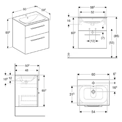 ORMARIĆ SELNOVA SQUARE 60 ORAH