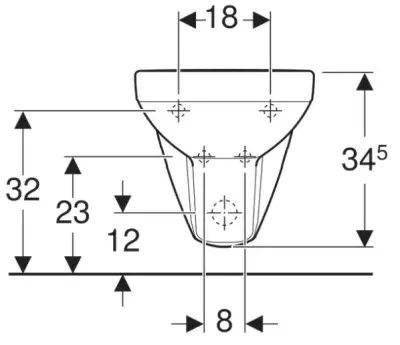 BIDE KONZOLNI SELNOVA SQUARE