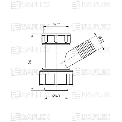 ISAFLEX PODSKLOP+PRIK.5/4 2183