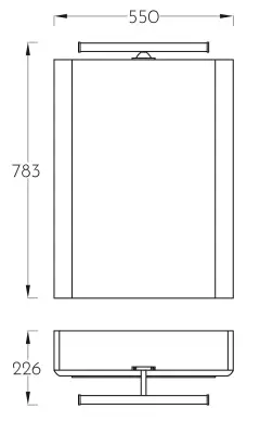 ORMARIĆ SOFT 55 GD 0837