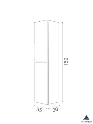 VERTIKALA BETA 35X150