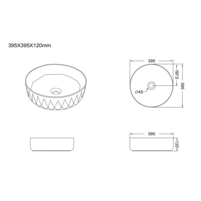 LAVABO NAD.SOB/S 01 R39,5
