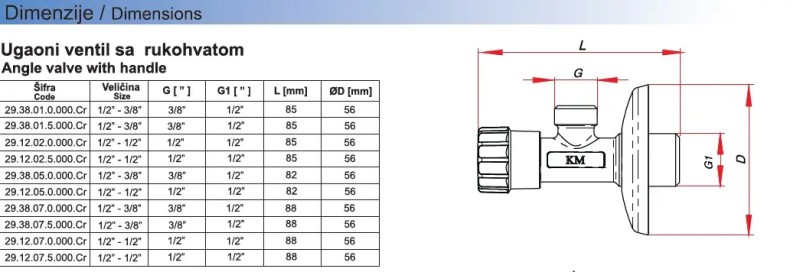 EK VENTIL 1/2-1/2 29.12.05.000