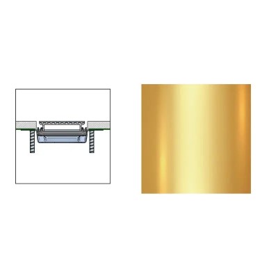 TUŠ KAN.AQUA REŠETKA70 GOLD