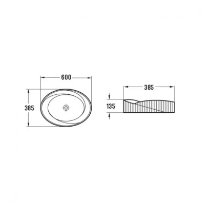 LAVABO 7037 NAD.600X385X135