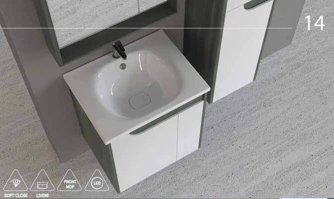 ORMARIĆ EURIDIKA 65 GREY