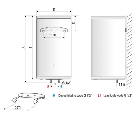 BOJLER PLATINUM 50L PROHROM