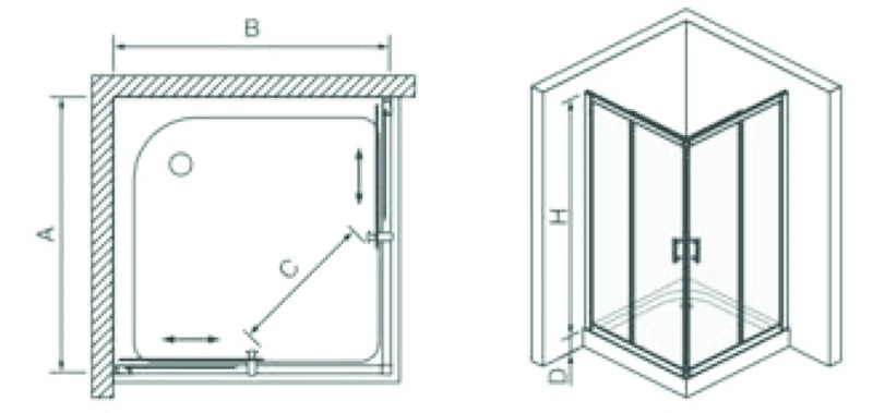 PARAVAN 846K9090 90x90 6mm