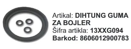 DIHTUNG GUMA ZA BOJLER