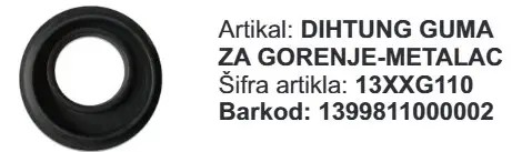 DIHTUNG GUMA GOR/MET EKS.FI70