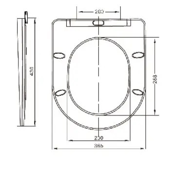 WC DASKA VIVA BRILLA SLIM L